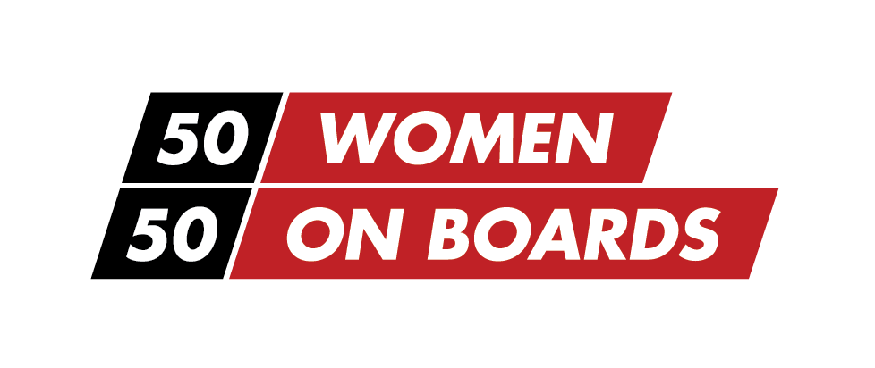 5050 Women on Boards Logo