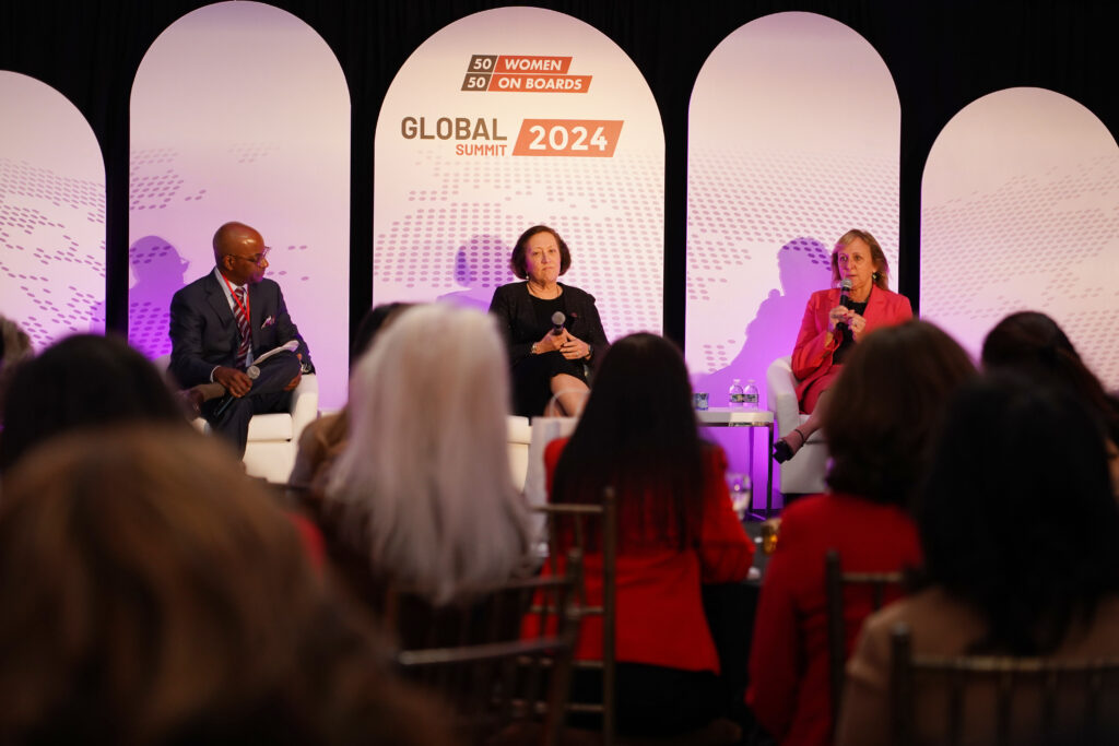 50/50 Women on Boards GLobal Summit, September 9, 2024, NYC.